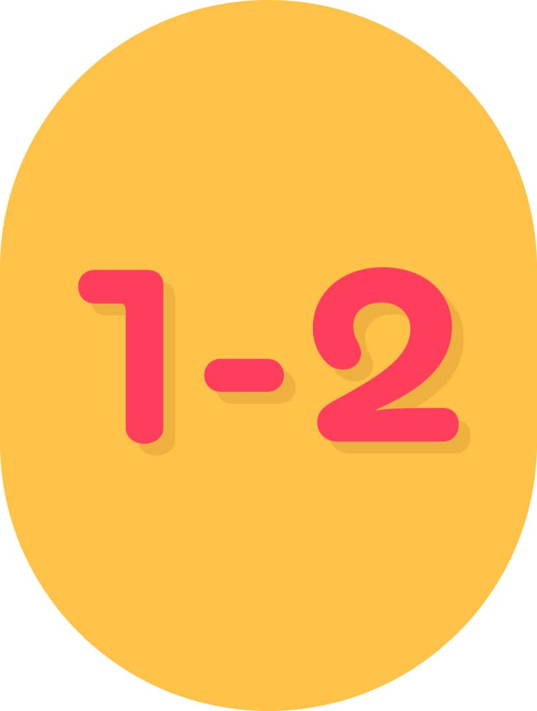 Ages 1 - 2