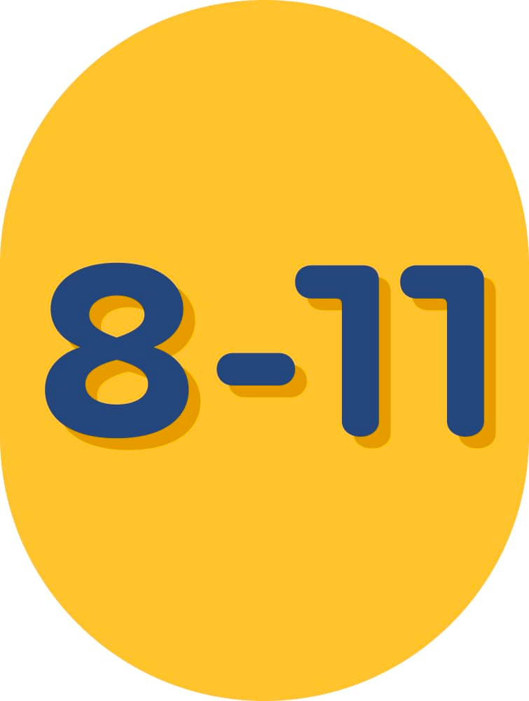 Ages 8 - 11