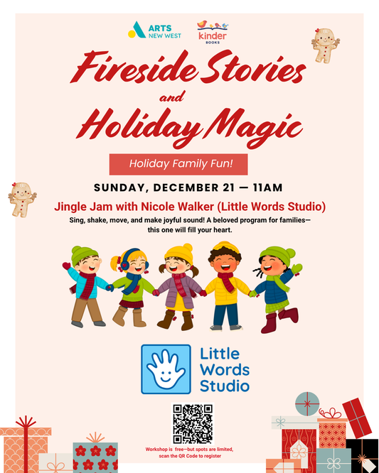 Dec 21, 11 am, Jingle Jam with Nicole Walker (Little Words Studio) Reserve for children only!