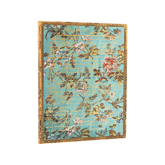 2025-2026 Jane Austen, Persuasion, Embellished Manuscripts Collection, 18-Month Planner Flexis, Ultra, Vertical, Elastic Band, 224 Pg, 80 GSM