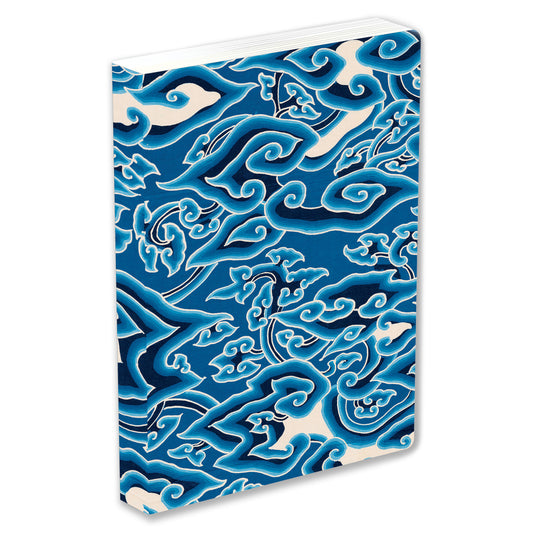 Batik 'Blue Clouds' Lined Hardcover Journal