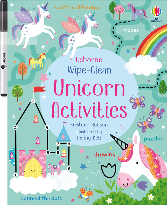 Wipe-Clean Unicorn Activitiesw