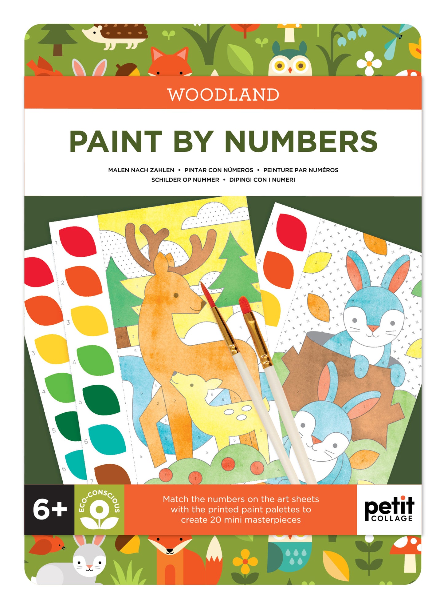Paint by Numbers: Woodland