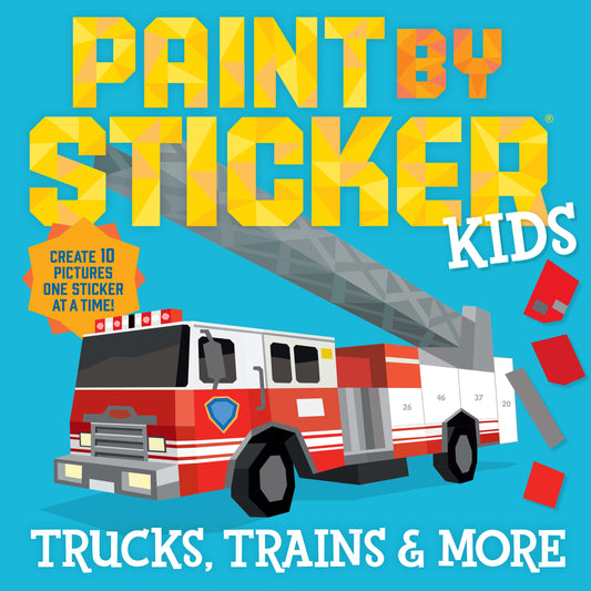 Paint by Sticker Kids (Official): Trucks Trains & More