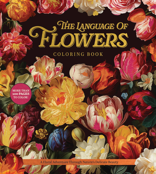 The Language of Flowers Coloring Book