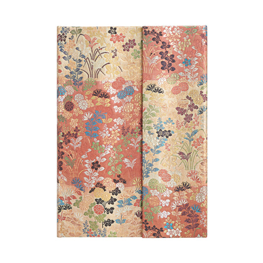 Kara-ori Midi Lined Hardcover Journal, 144pg, 120GSM by Paperblanks (Japanese Kimono)