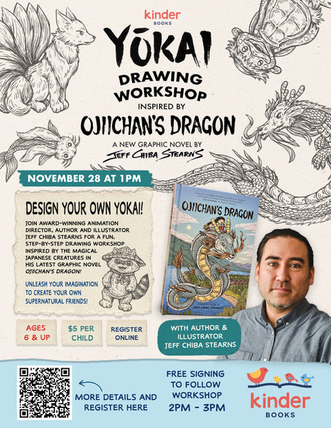 Ojiichan's Dragon Workshop and Book Signing, November 28, 1 pm