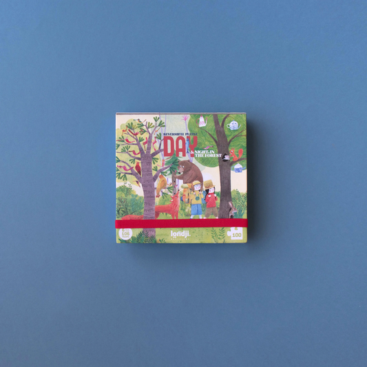 Pocket Puzzle - Night & Day in the Forest Reversible Puzzle by Londji