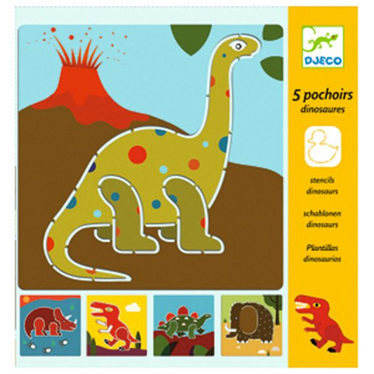 Stencils Dinosaurs by Djeco