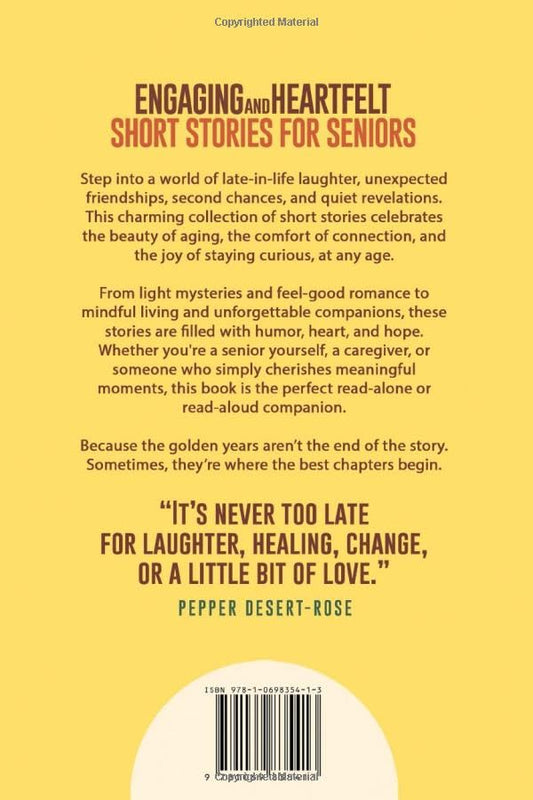ENGAGING AND HEARTFELT SHORT STORIES FOR SENIORS: Large Print Timeless and Meaningful Tales for the Golden Years - With Fun Puzzles to Keep Your Mind Engaged