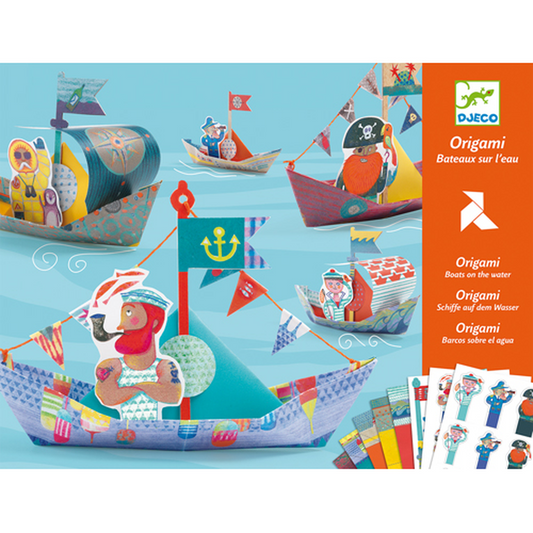 Origami Floating boats by Djeco