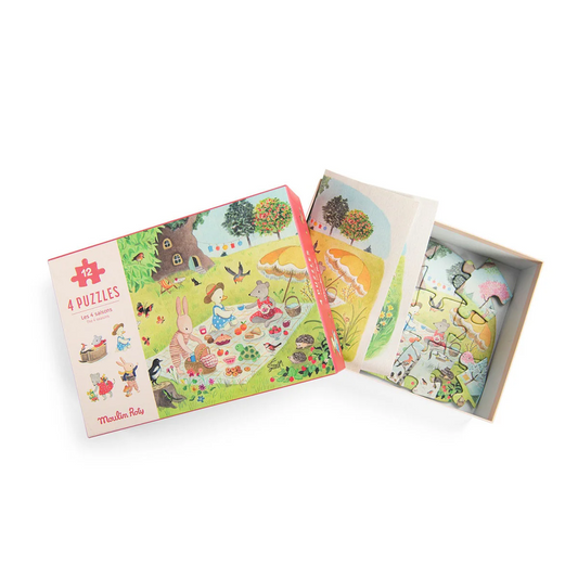 Grande Famille - Seasons Mini Puzzles 4x12pcs