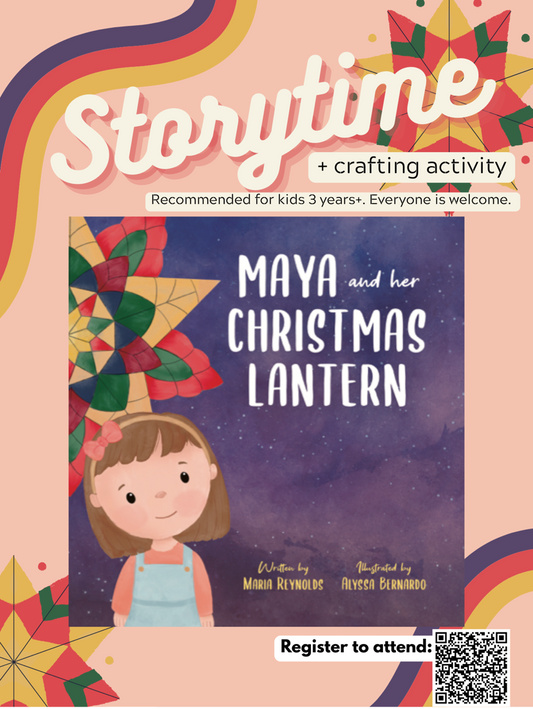 Nov 22, 10.30 am, Storytime and Craft with the author of "Maya and her Christmas Lantern"