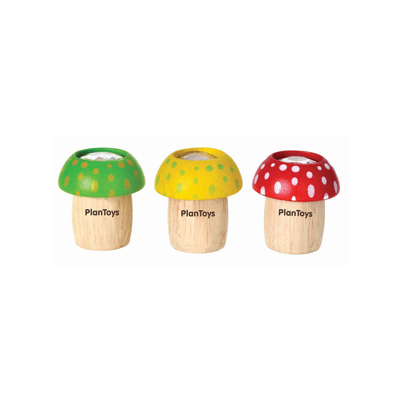 Mushroom Kaleidoscope Red