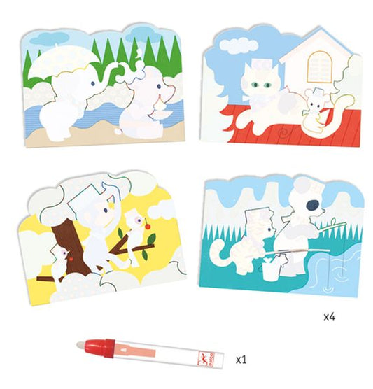 Magic Colouring Hidden Outside by Djeco