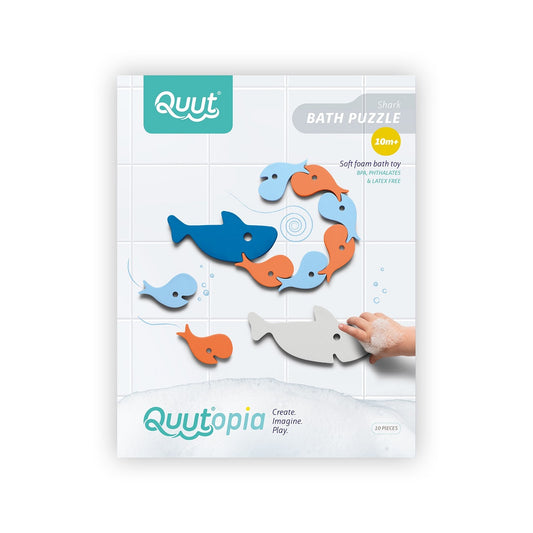 Bath Toy Puzzle Shark by Quut Toys