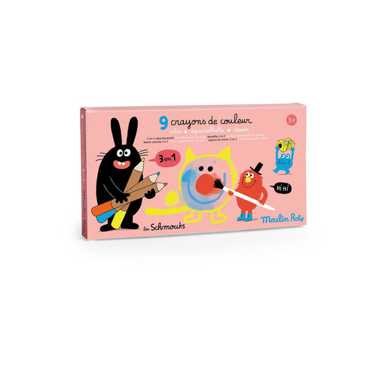 Schmouks - 3-in-1 Colouring Pencils