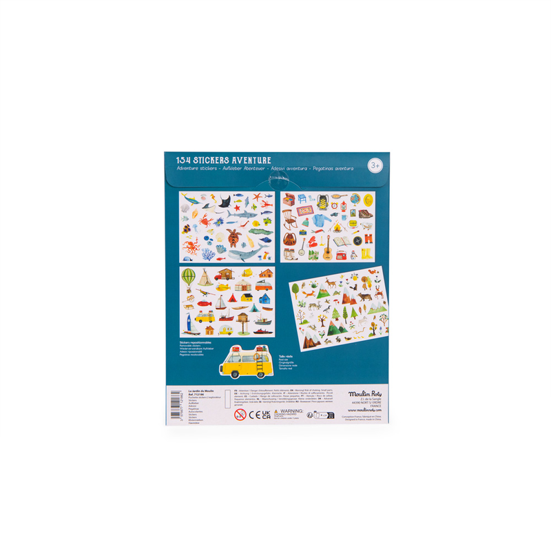 L'Explorateur - Adventure Stickers By Moulin Roty