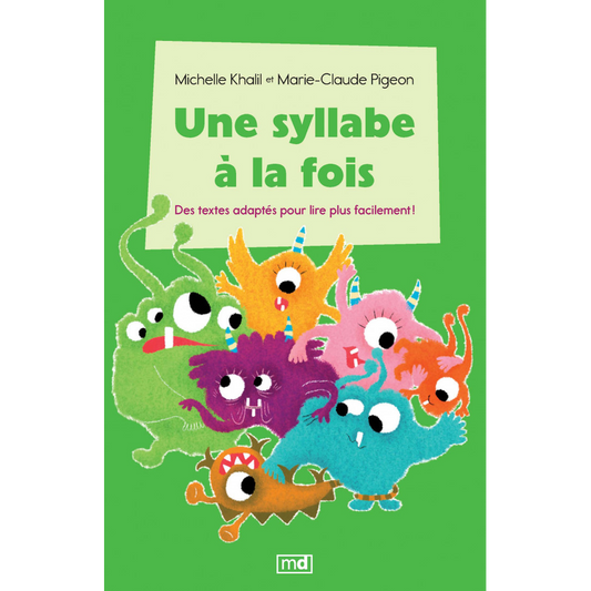 Une syllabe à la fois - Coffret série verte