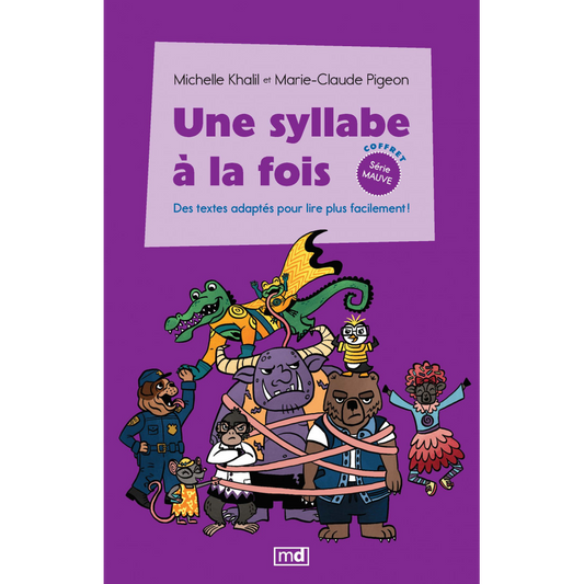 Une syllabe à la fois - Coffret série mauve