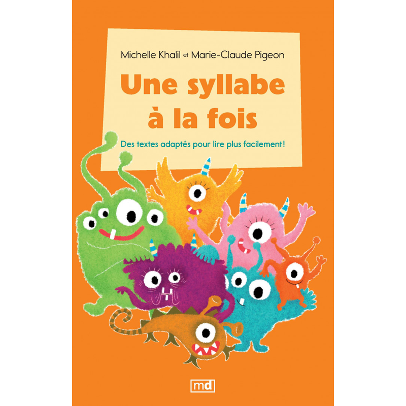 Une syllabe à la fois - Coffret série orange