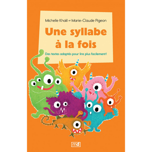 Une syllabe à la fois - Coffret série orange