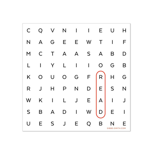 Word Search Sticker