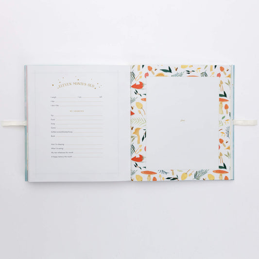 The Wonderful Baby You Are A Record of Baby's First Year: Baby Memory Book with Milestone Stickers and Pockets