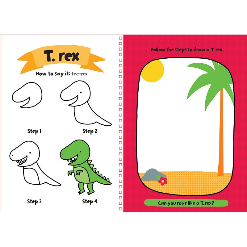 My First Learn-To-Draw: Dinosaurs: (25 Wipe Clean Activities + Dry Erase Marker)