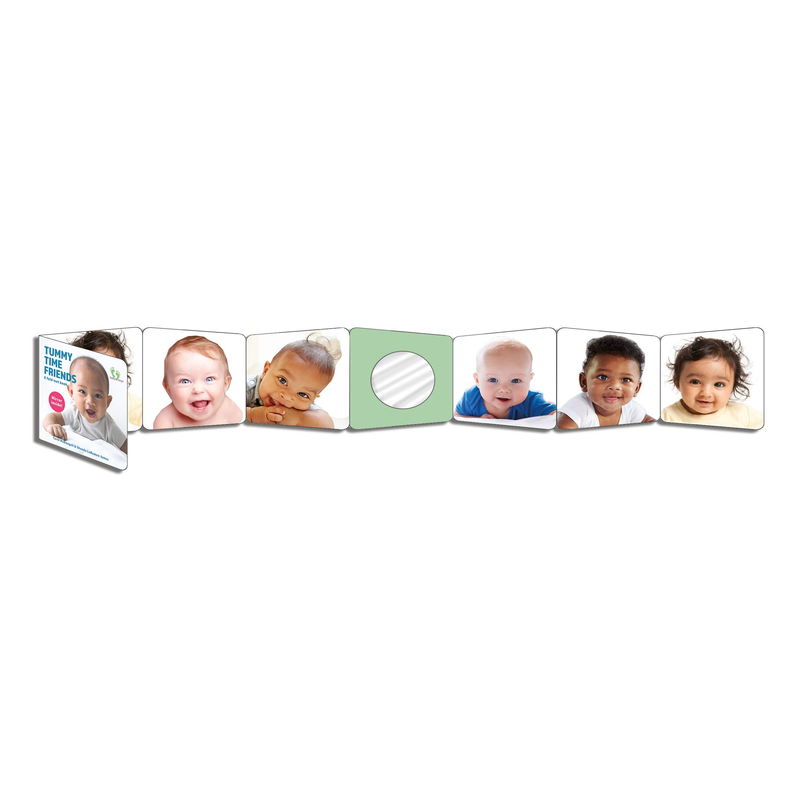 Tummy Time Friends - A fold-out book