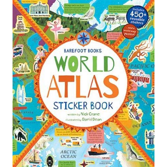 Barefoot Books World Atlas Sticker Book