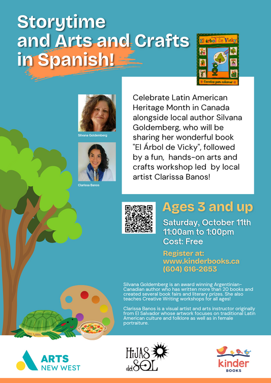 Oct 11, 11 am Storytime and Art in Spanish