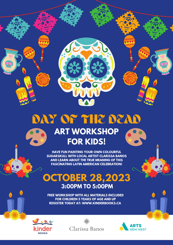 Oct 28: Day of the Dead -Art Workshop for Kids