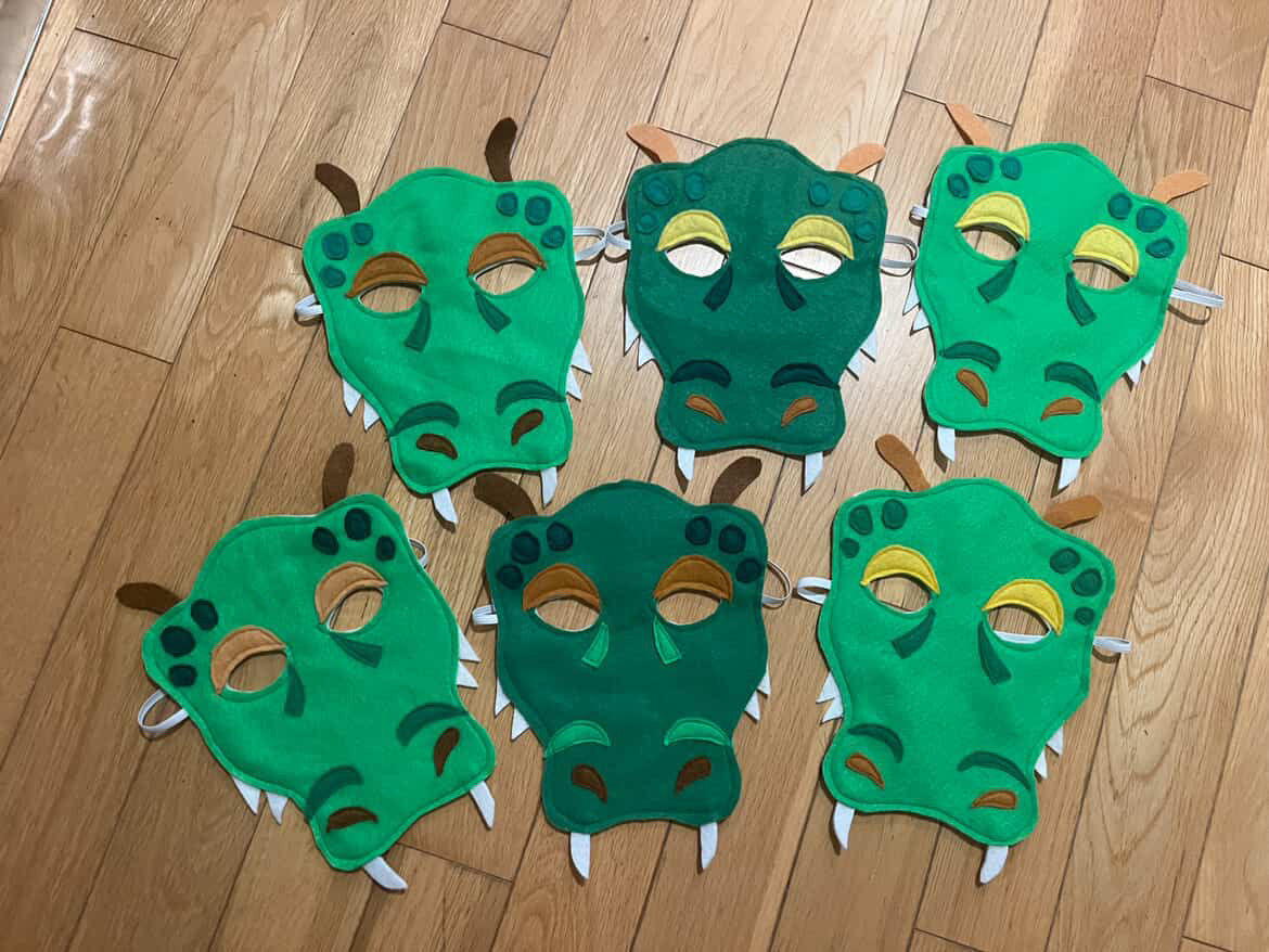 Felt Masks by Kathy and Flick
