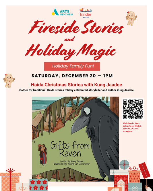 Dec 20, 1 pm Haida Christmas Stories with KungJaadee