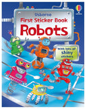 First Sticker Books Robots