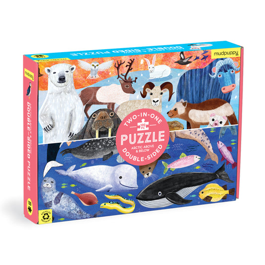 Arctic Above &amp; Below 100 Piece Double-Sided Puzzle