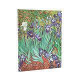 2025-2026 Van Gogh's Irises, Van Gogh's Irises, 18-Month Planner, Ultra, Vertical, Elastic Band, 208 Pg, 80 GSM