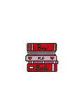 Buy Me A Book Stack Enamel Pin