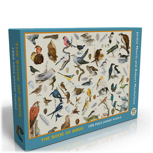 The Book of Birds Puzzle — 1000 Piece Jigsaw Puzzle — Puzzles for Adults — Poster Included — Jackie Morris illustrations