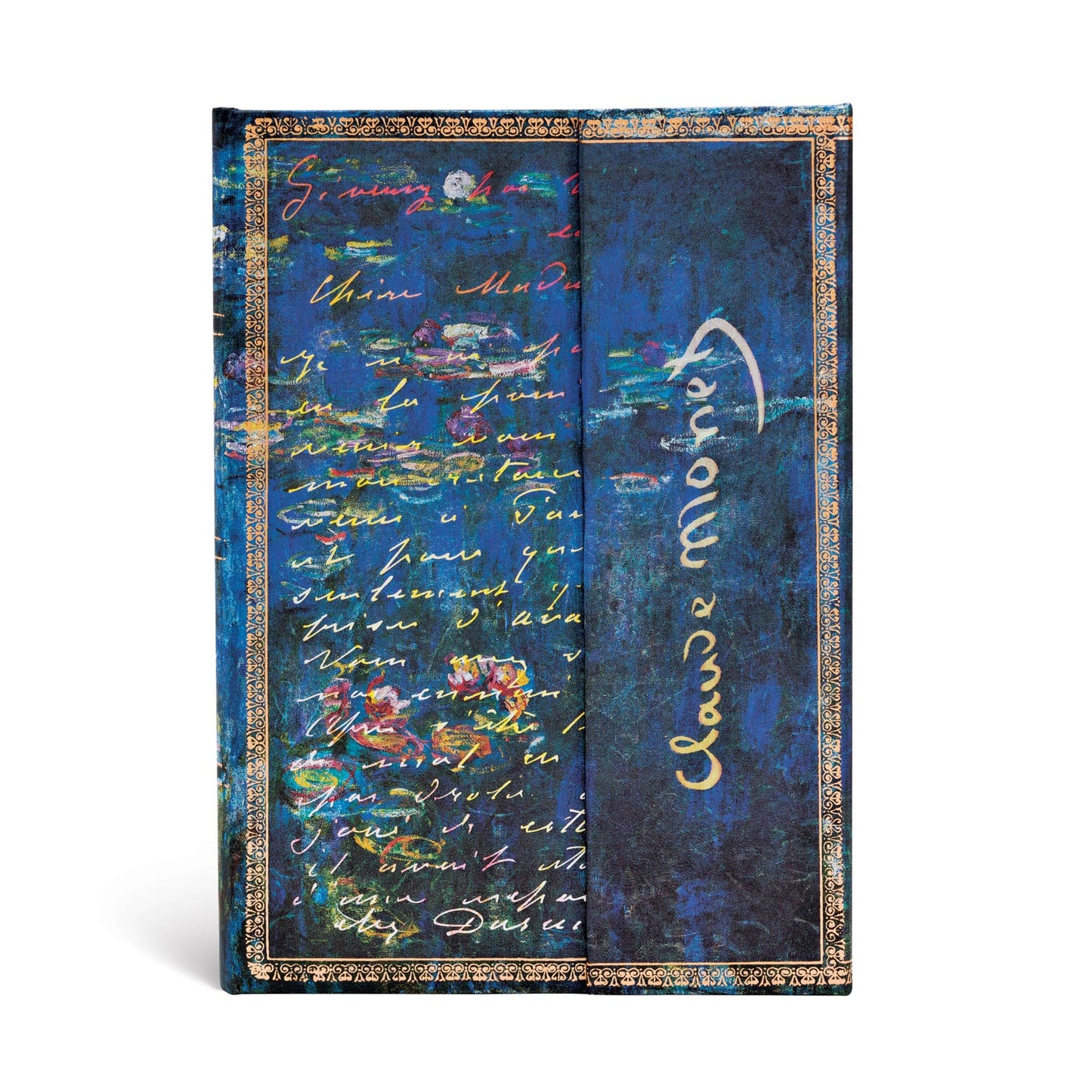 Monet (Water Lilies), Letter to Morisot Midi Lined Hardcover Journal, 144pg, 120GSM by Paperblanks (Embellished Manuscripts Collection)