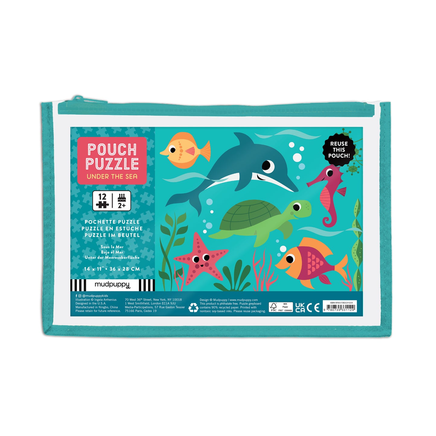 Under the Sea 12 Piece Pouch Puzzle