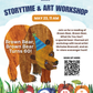 May 23, 11 am, Brown Bear, Brown Bear Storytime & Art Workshop (Ages 2–4)