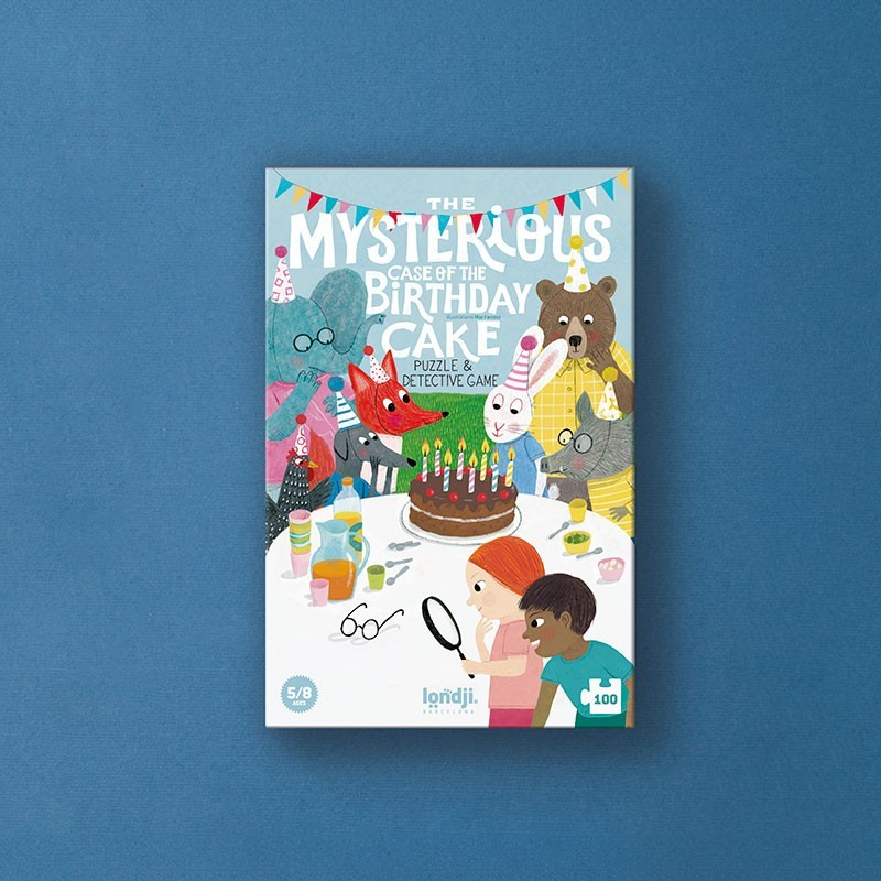 Puzzle - The Mysterious Case of the Birthday Cake Puzzle and Detective Game