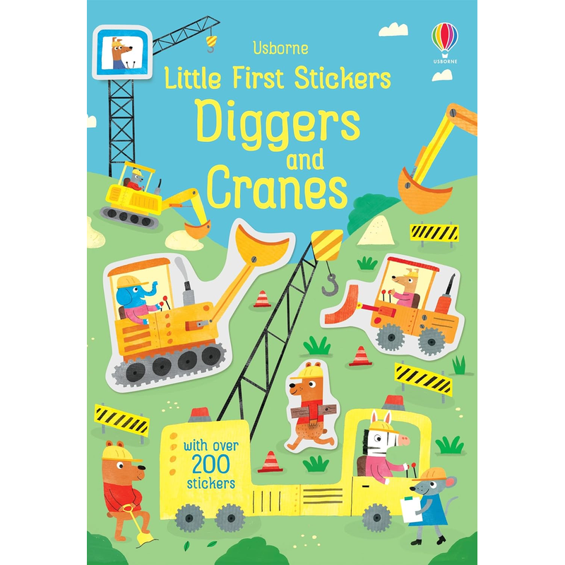 Little First Stickers Diggers and Cranes