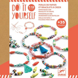 DIY / Pop and colourful : paper beads - red