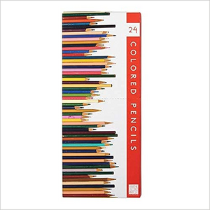 Frank Lloyd Wright Colored Pencils with Sharpener
