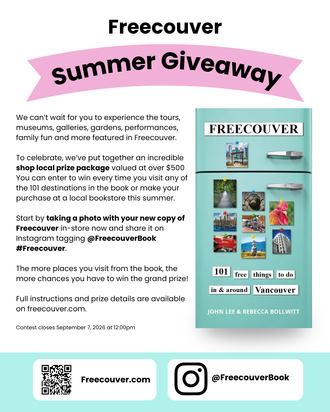 Author Pop-Up FREECOVER (no registration required): August 22, 3-6 pm