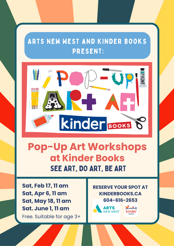 Pop-up Art workshops at Kinder Books