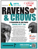 Talk on Crows and Ravens an Evening with June Hunter: October 3, 7:00 PM